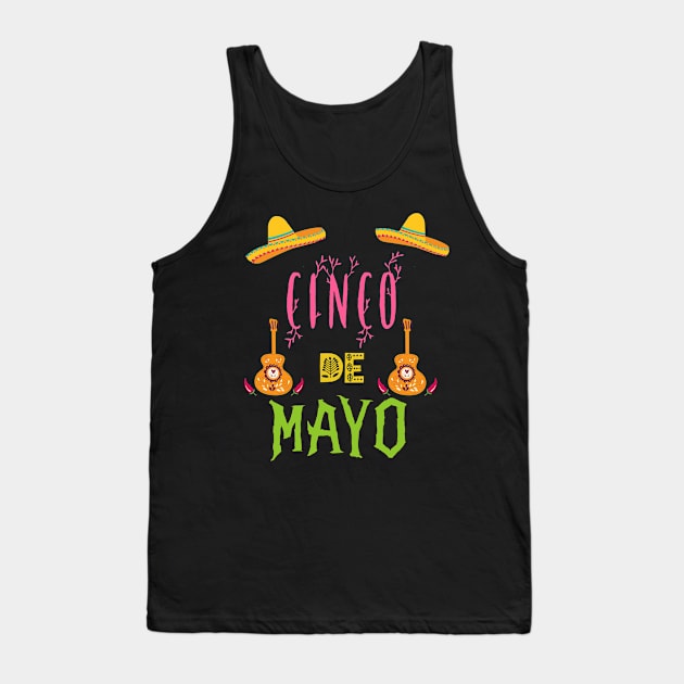 Cinco De Mayo Tank Top by UnderDesign